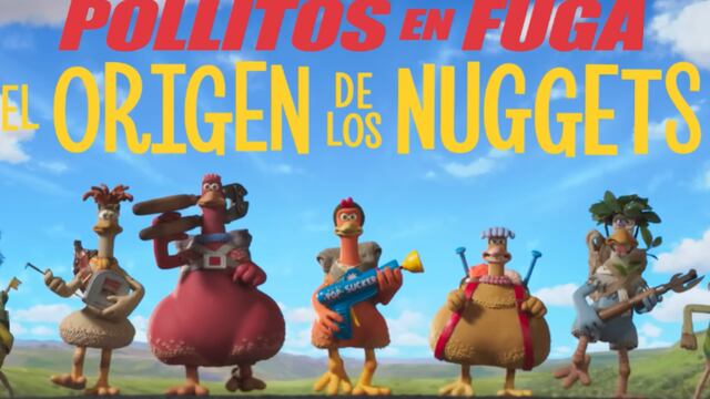 Póster de Pollitos en Fuga: El Origen de los Nuggets