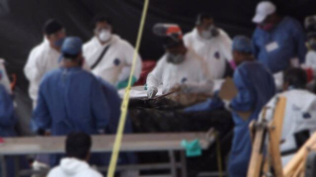 Exhuman primeros restos en fosas de Tetelcingo