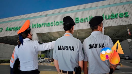 Marina confirma flamazo en el AICM y lo atribuye a acumulación de gas