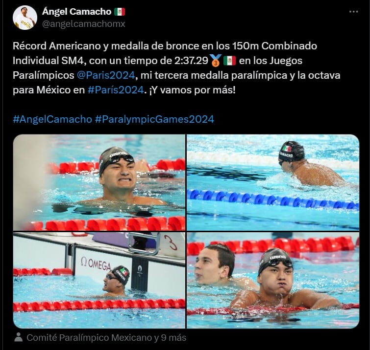 Ángel Camacho impone récord en América.