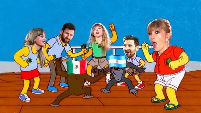 Taylor Swift provoca pelea entre fans mexicanas y argentinas y hasta salió Lionel Messi embarrado
