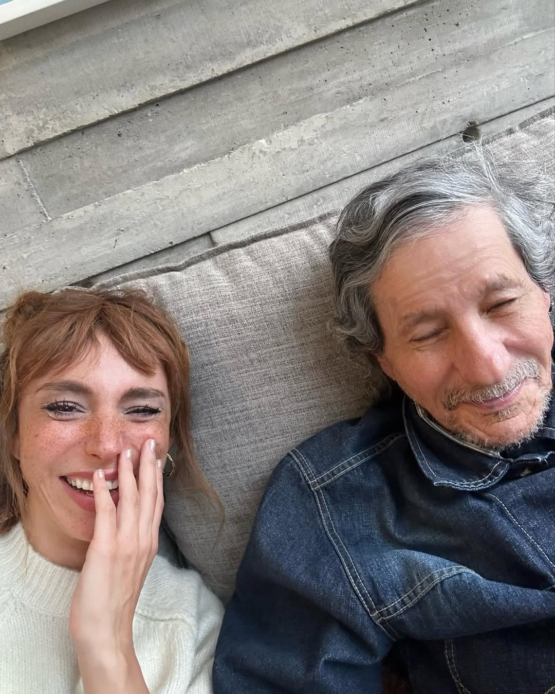 Natalia Téllez y su papá Guillermo Téllez