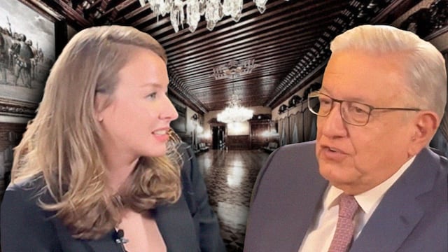 Inna Afinogenova y AMLO