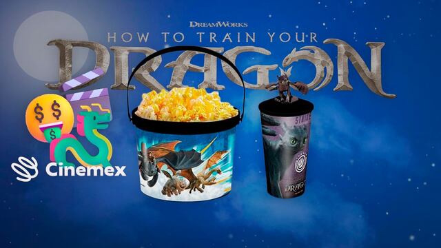Combo infantil Cómo entrenar a tu dragón en Cinemex