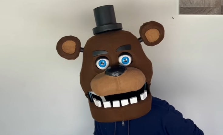 Máscara de Five Nights at Freddy’s de cartón: Paso a paso fácil para Halloween y pedir calaverita