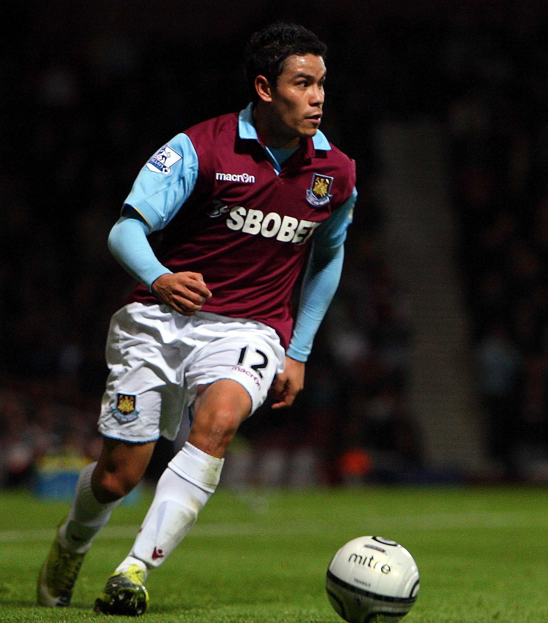 Pablo Barrera con el West Ham