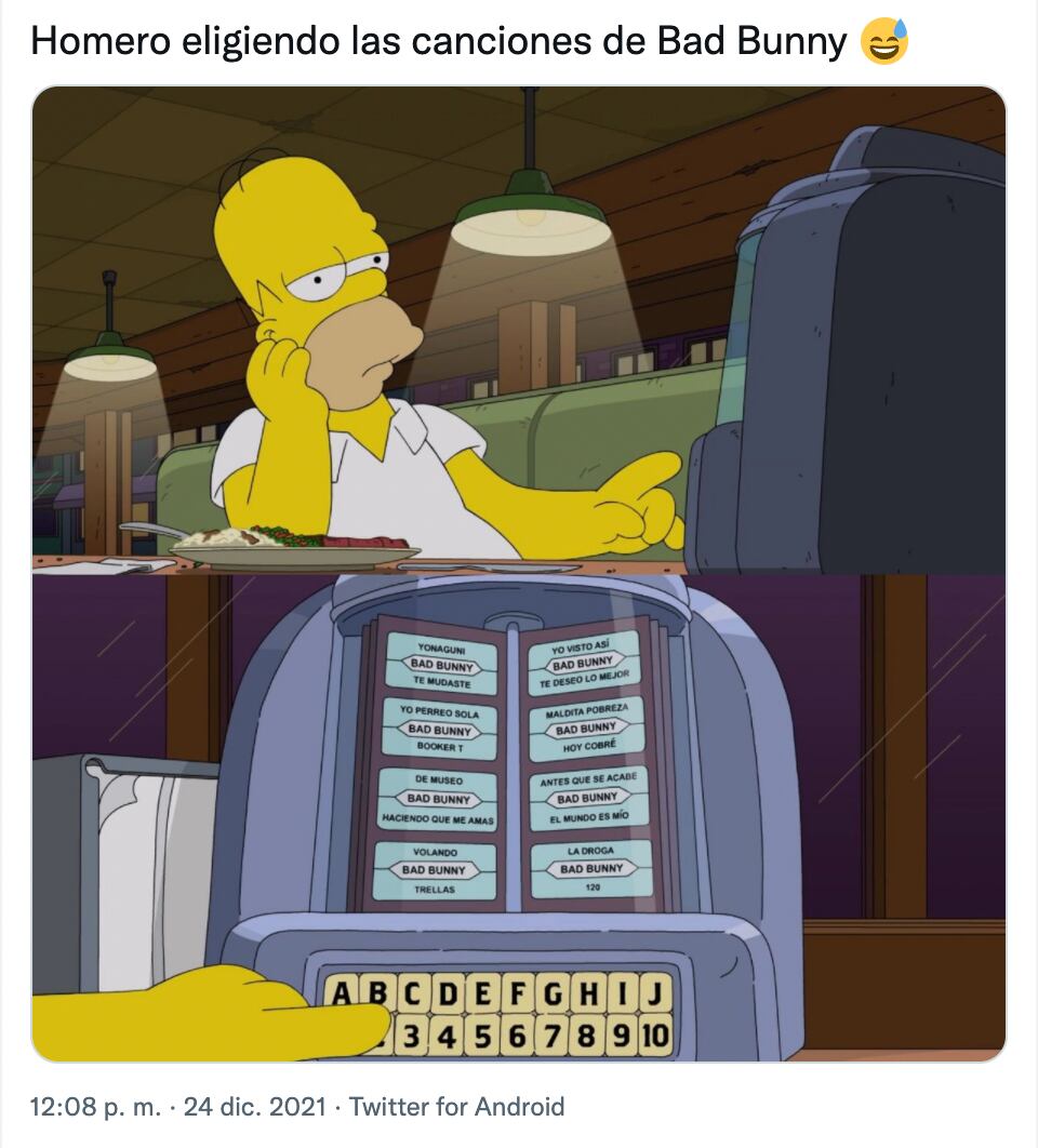 Meme video musical de Bad Bunny