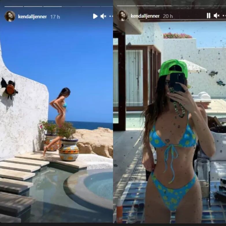 Kendall Jenner en Cabo San Lucas.