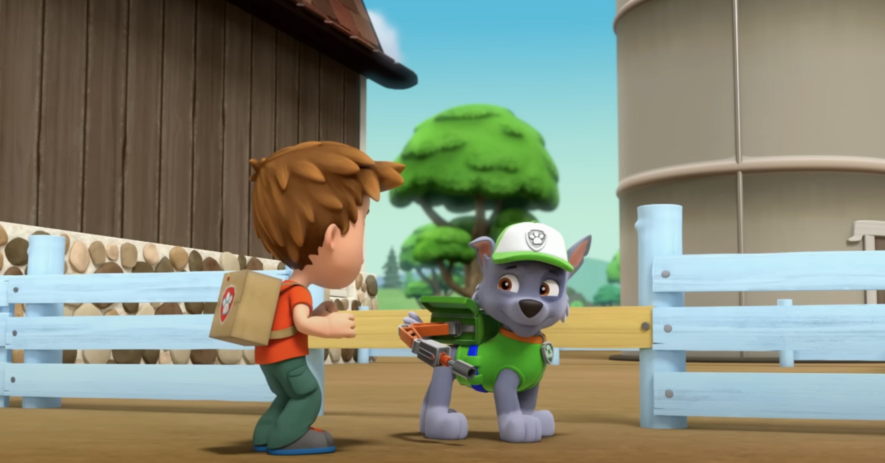 El doctor Marshall salva a los cachorros de Paw Patrol