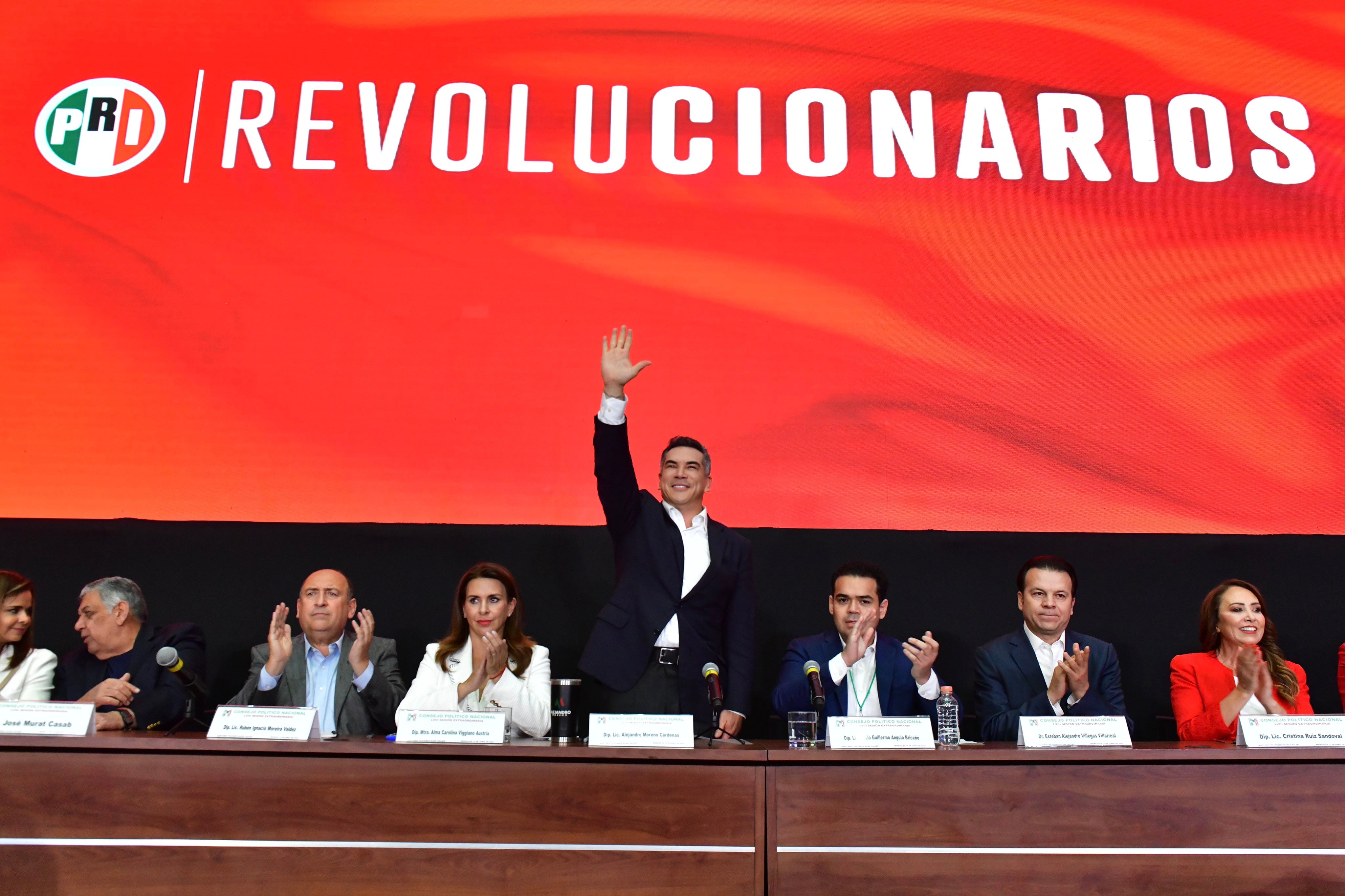 Alejandro Moreno, dirigente nacional del PRI