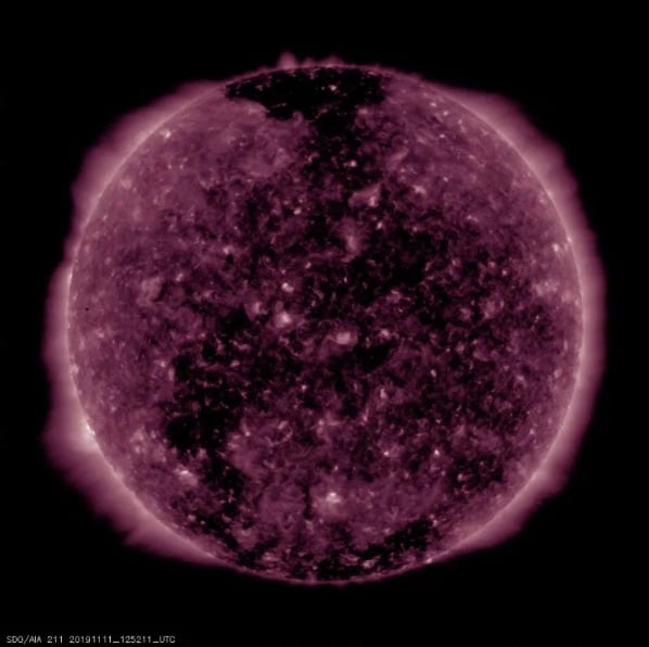 Mercurio frente al Sol