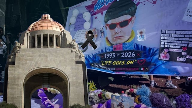 Fans de Oliver Tree realizan homenaje en el Monumento a la Revolución