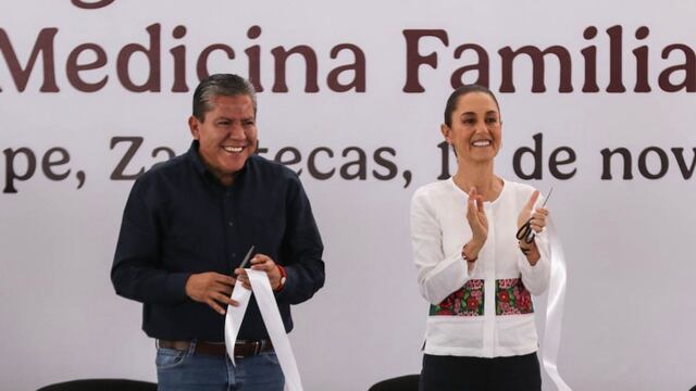 Claudia Sheinbaum destaca labor de David Monreal como gobernador de Zacatecas