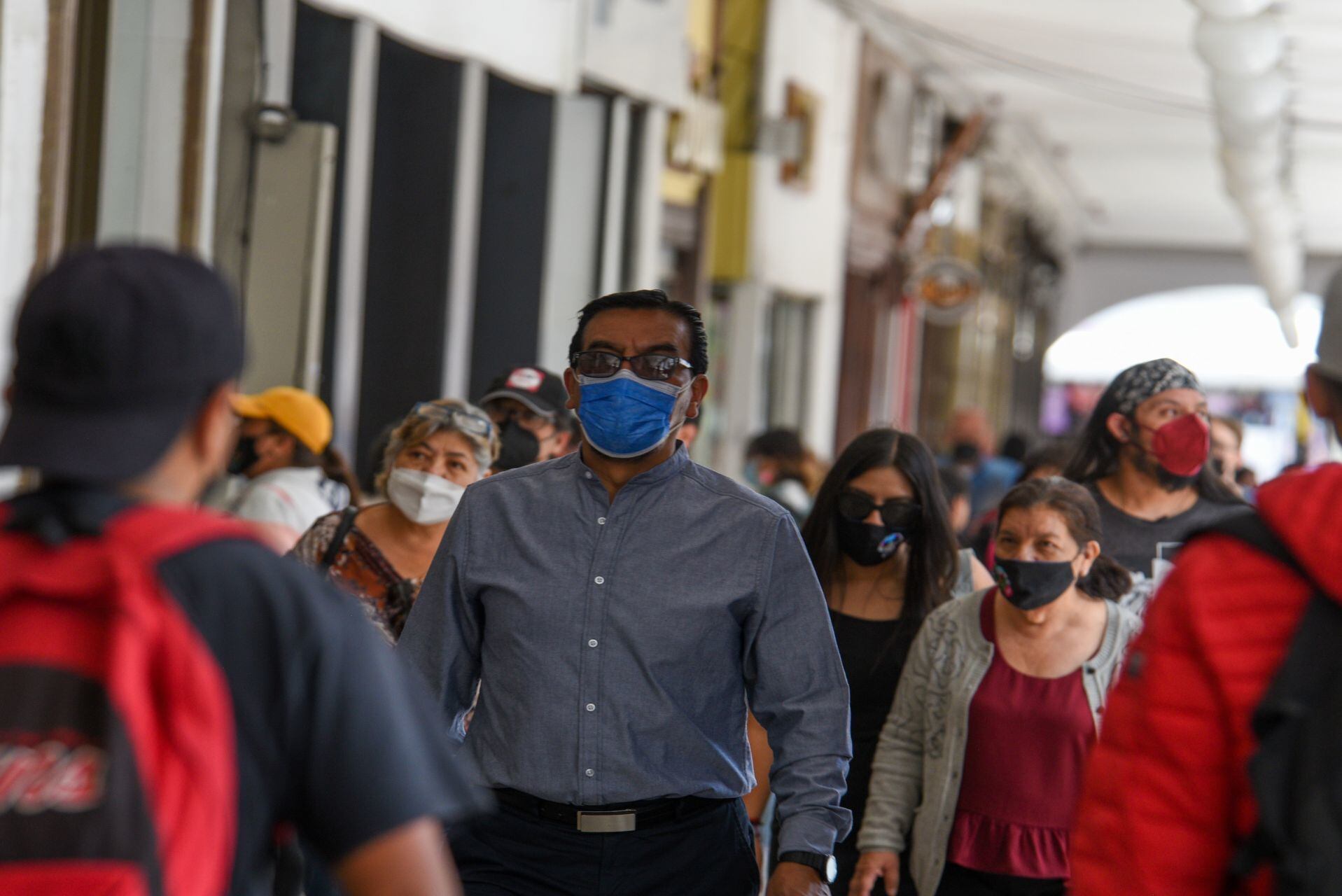 Población con cubrebocas