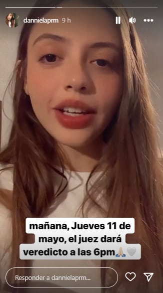 Daniela Parra, hija de Héctor Parra, lanza una oración colectiva por el veredicto de su padre