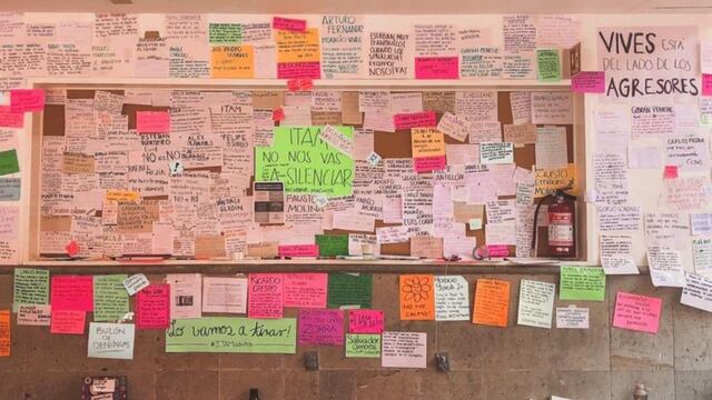 Tendedero de denuncias en el ITAM