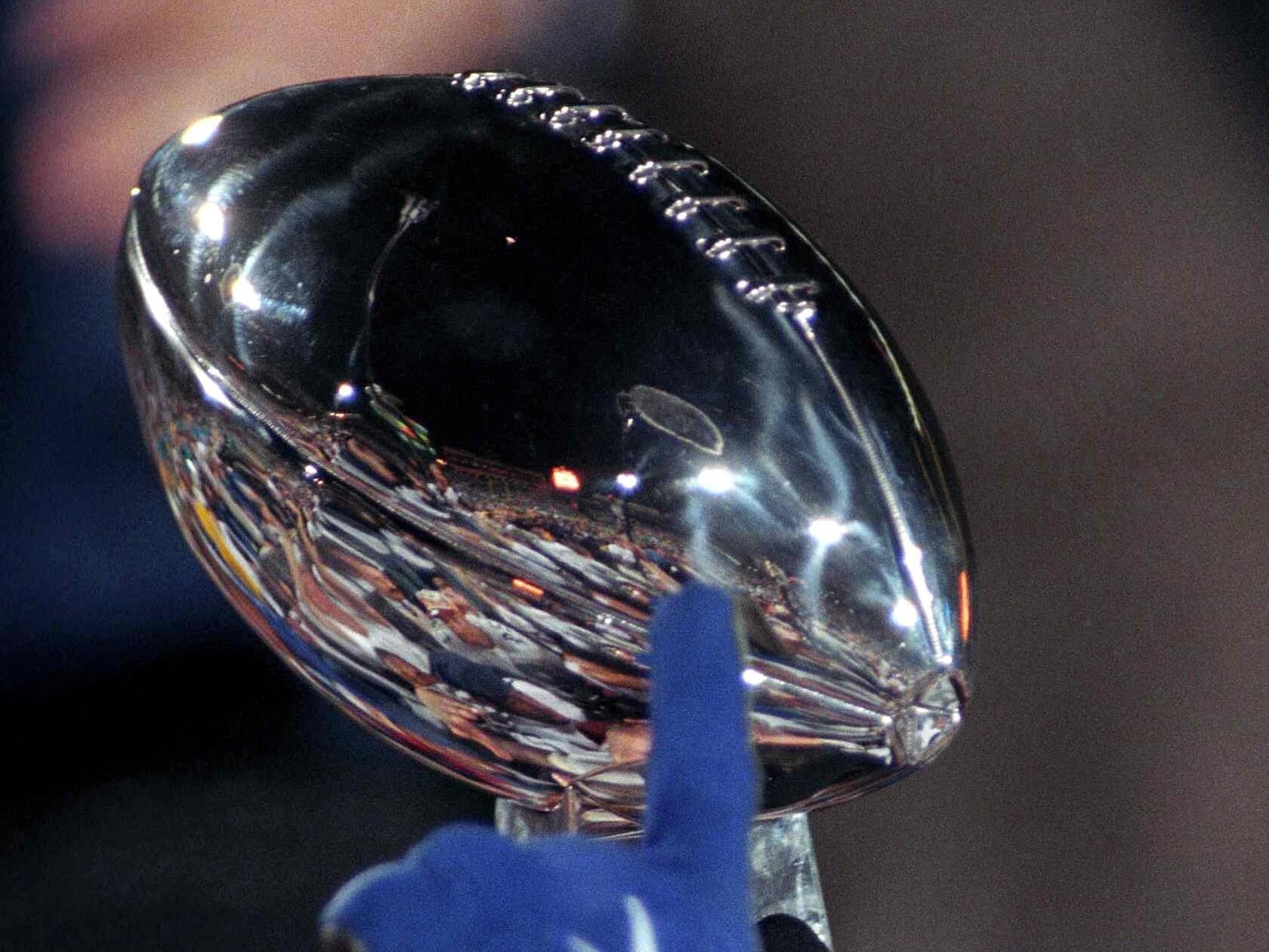 El trofeo Vince Lombari, que se llevan los ganadores del Super Bowl en la NFL