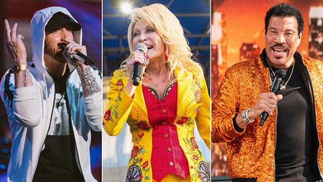 Salón de la Fama del Rock and Roll 2022: Eminem, Dolly Parton, Lionel Richie entre los nuevos miembros