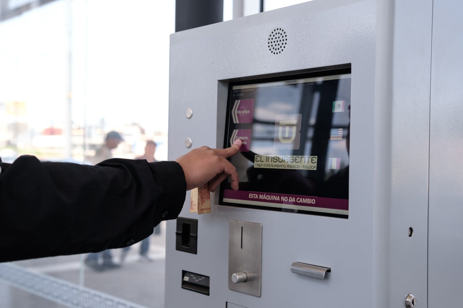 Boleto para el Tren Interurbano El Insurgente