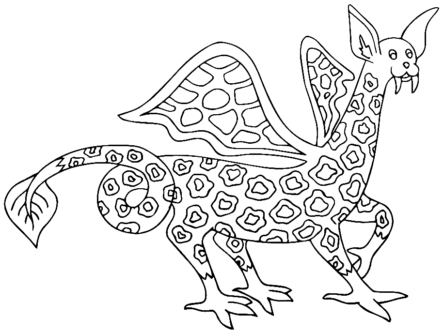 Dibujo de alebrijes