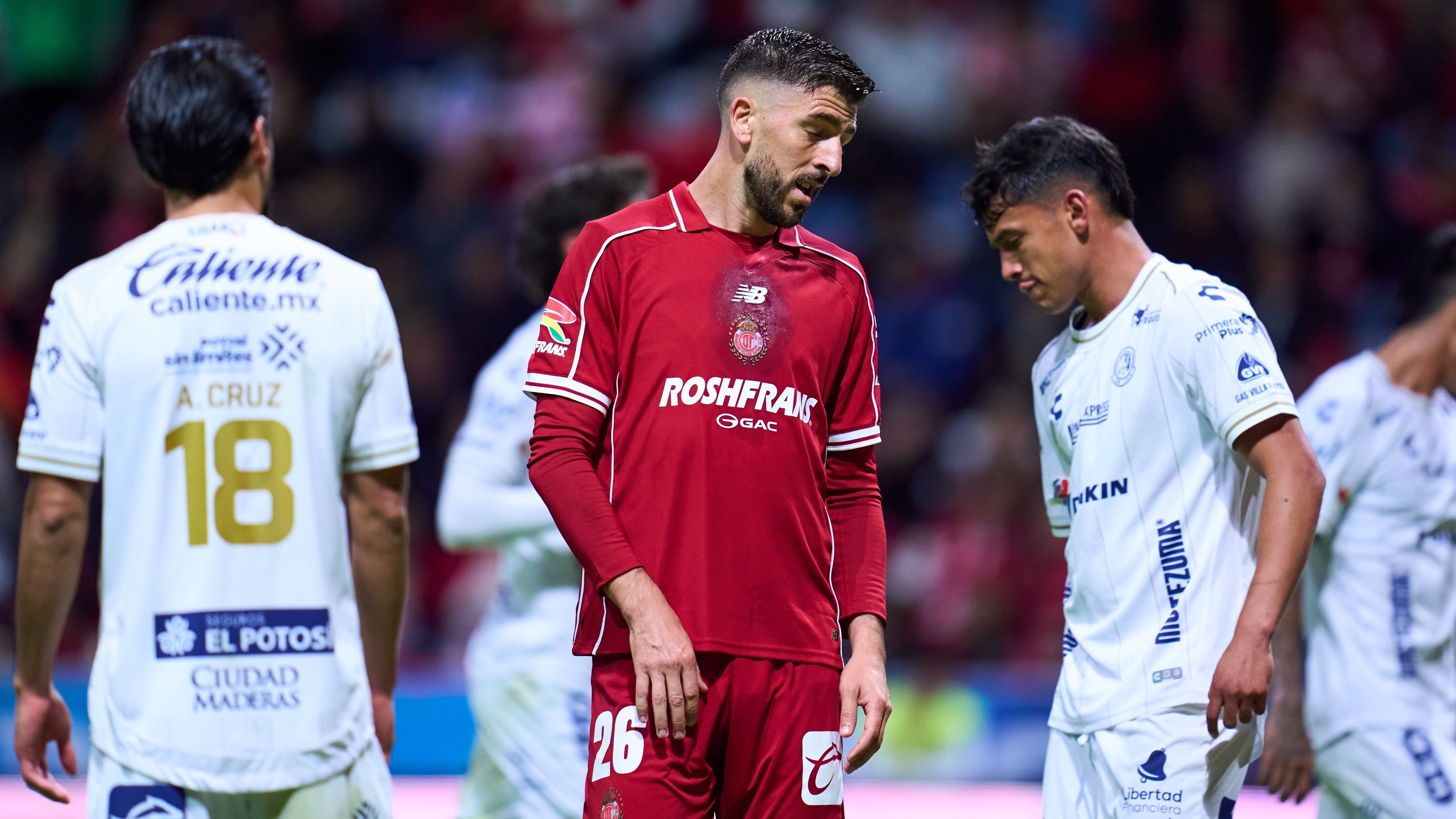 Toluca empata con San Luis y se mantiene en los primeros puestos de la Liga MX