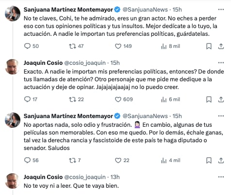 Sanjuana Martínez vs Joaquín Cosio