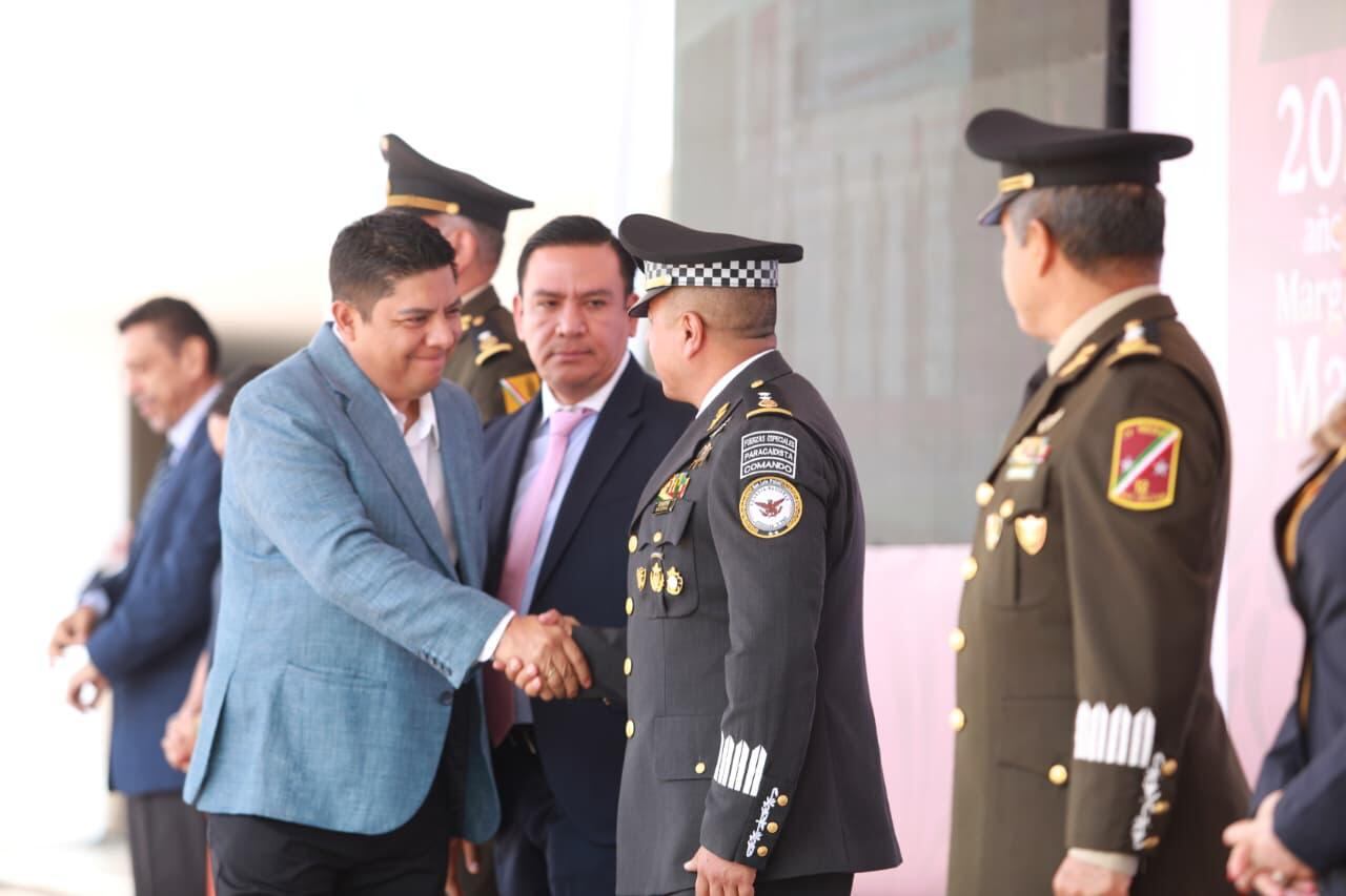 Ricardo Gallardo reconoce coordinación con la Guardia Nacional para fortalecer la seguridad.