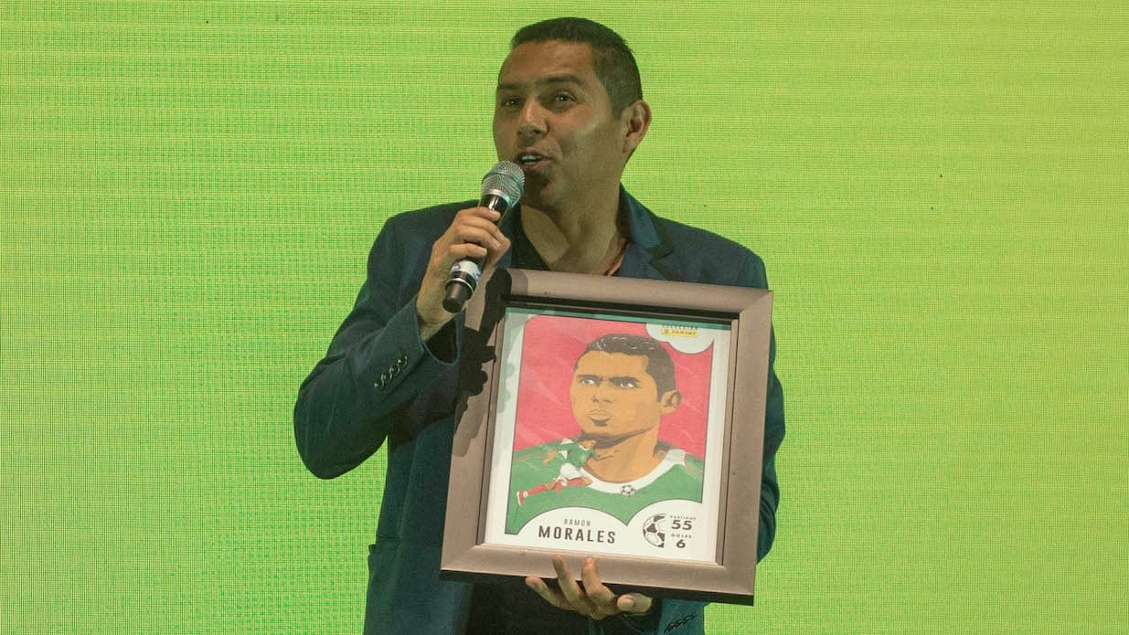 Ramón Morales en evento publicitario.