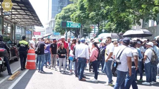 Insurgentes Sur hoy 18 de septiembre
