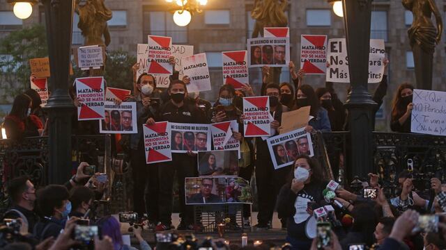 Manifestación de periodistas en Jalisco
