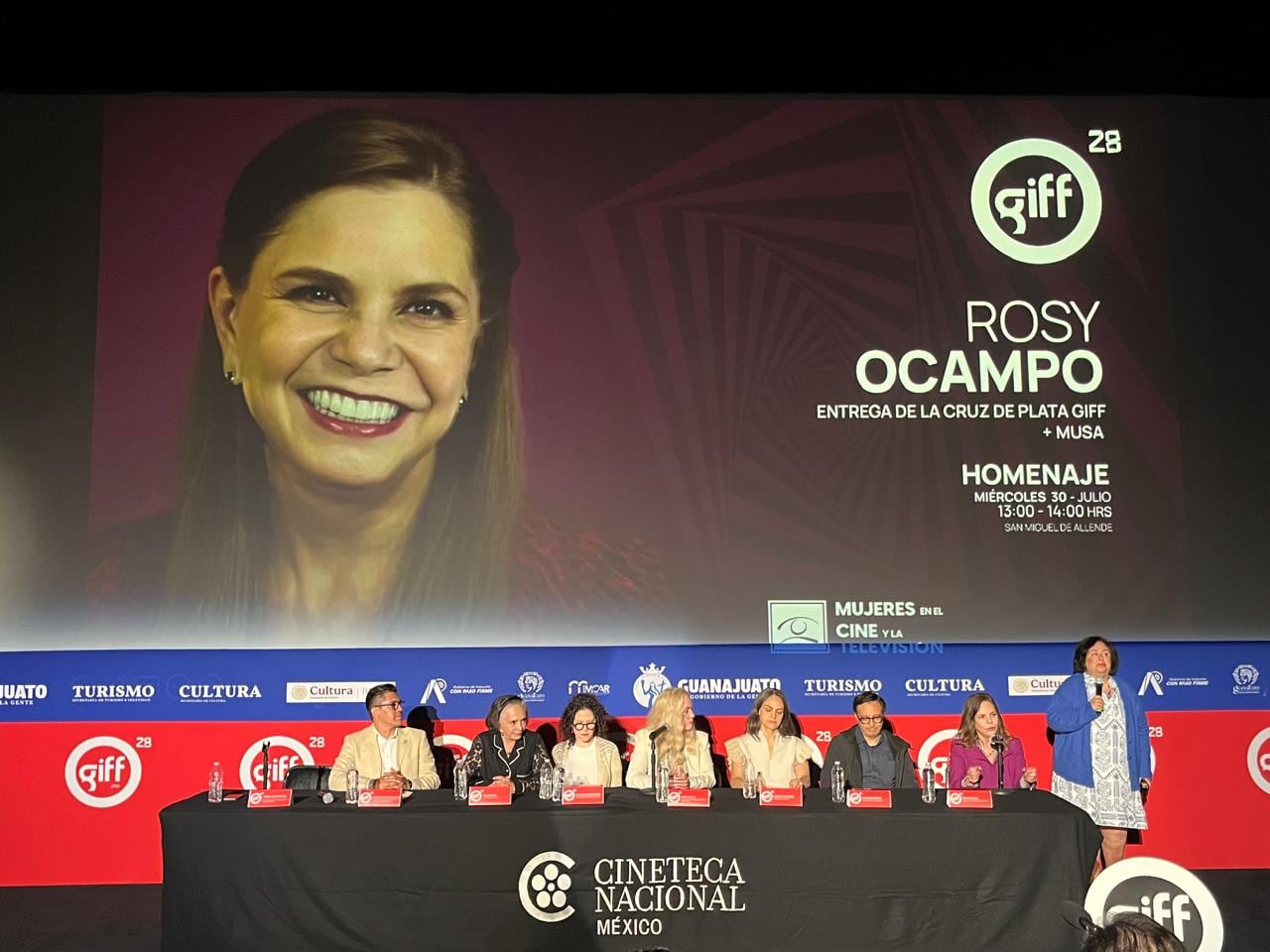 Presentación del GIFF 2025, Guanajuato International Film Festival, en Cineteca Nacional
