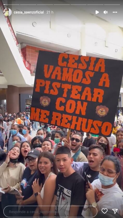 Piden "Me rehúso" de Cesia perfecta para pistear.