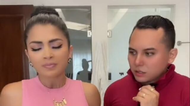 Kimberly Flores y Edwin Luna