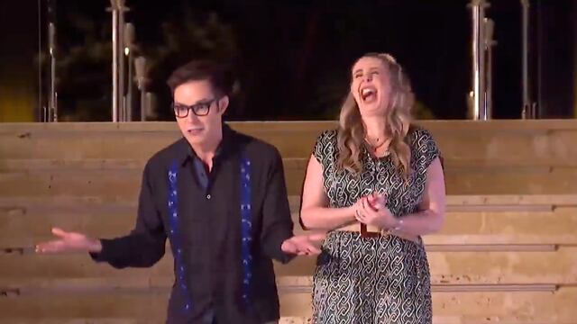 Atala Sarmiento y Horacio Villalobos