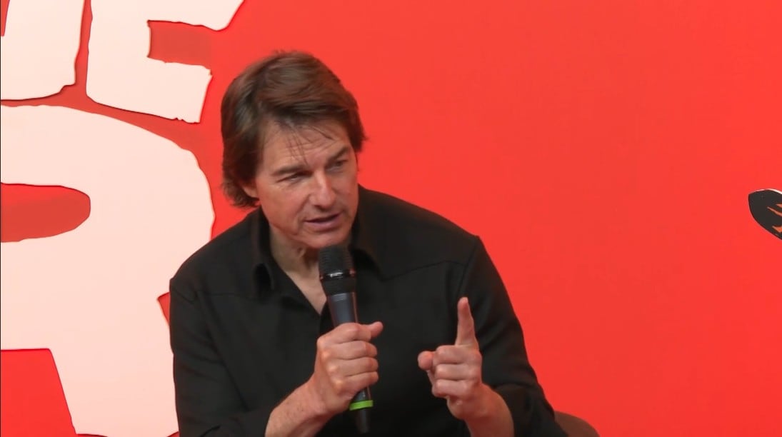 Tom Cruise en conferencia de Digger