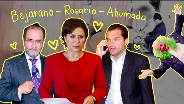 René Bejarano, Rosario Robles y Carlos Ahumada