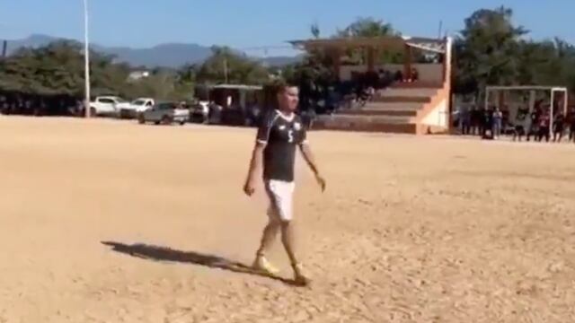 Paul Aguilar en el llano