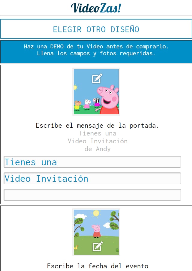 Video de cumpleaños de Peppa Pig
