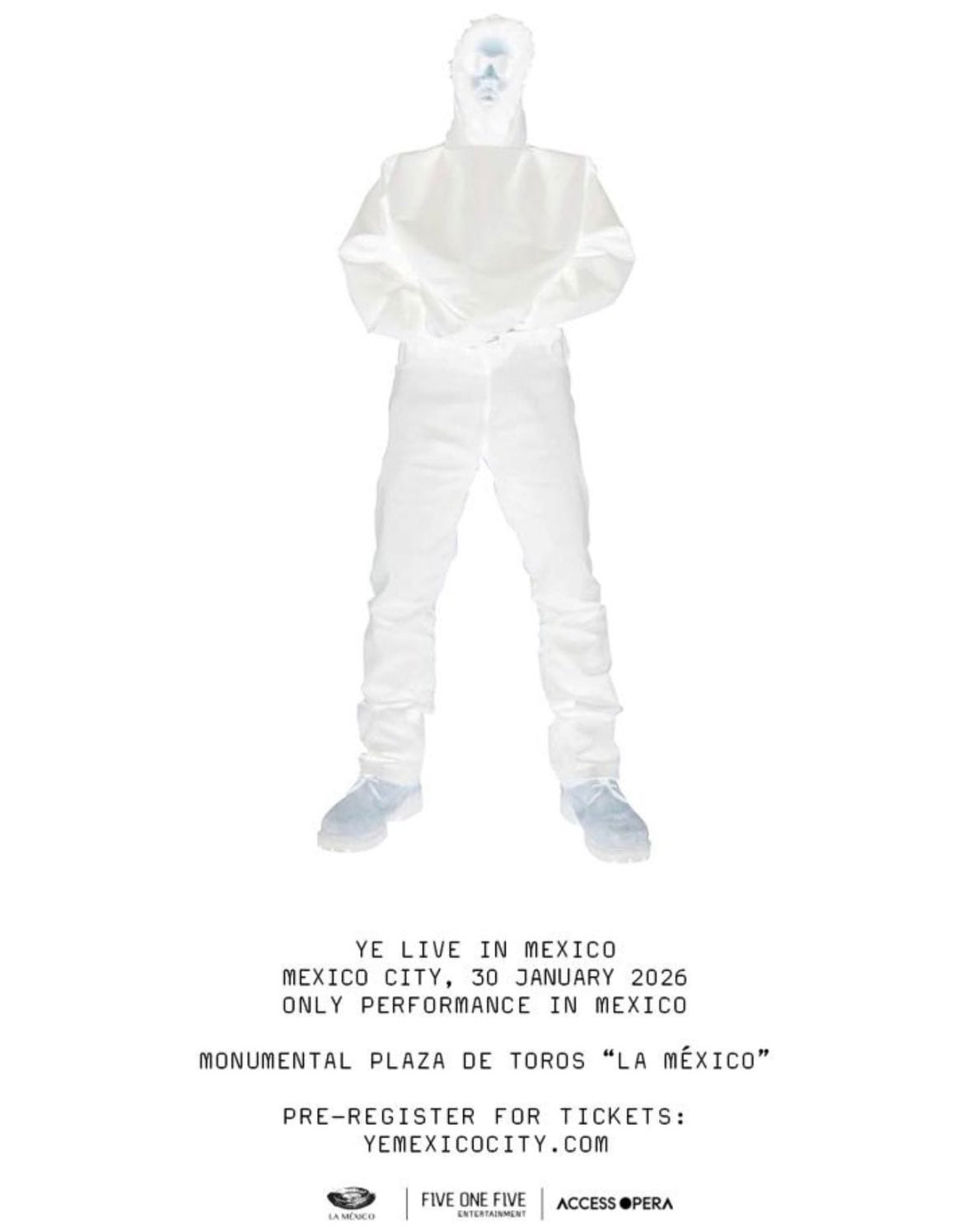 Kanye West en México: cómo registrarte para boletos, precios y fecha del concierto Ye Live