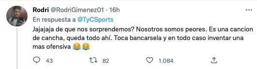 comentarios de cantos argentinos
