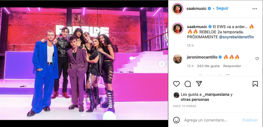 El cantante mexicano Saak, será parte de Rebelde en su segunda temporada.
