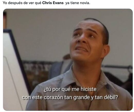 Memes de Chris Evans y su nueva novia
