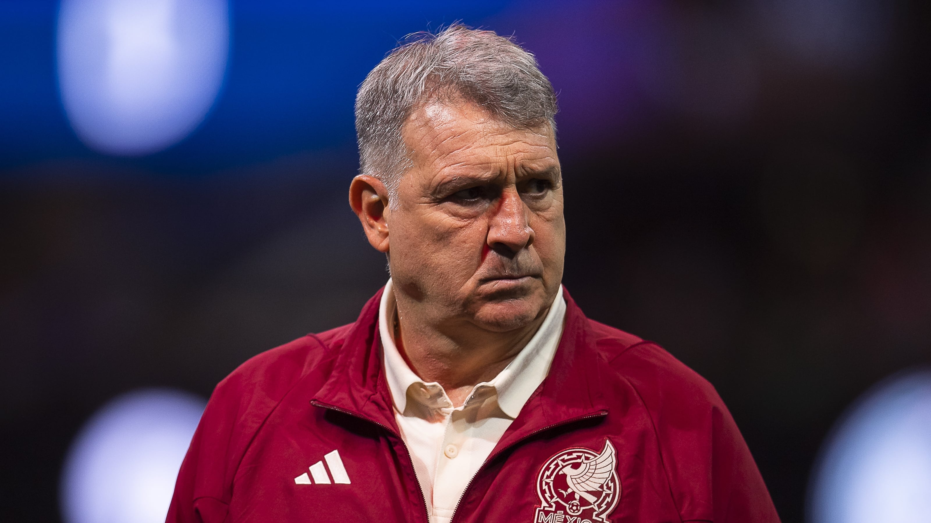 Gerardo Martino en partido de la Selección Mexicana