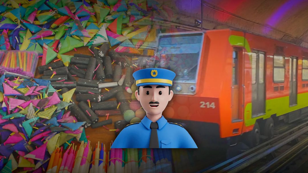 Metro CDMX aplica operativo Cero Pirotecnia en estas estaciones