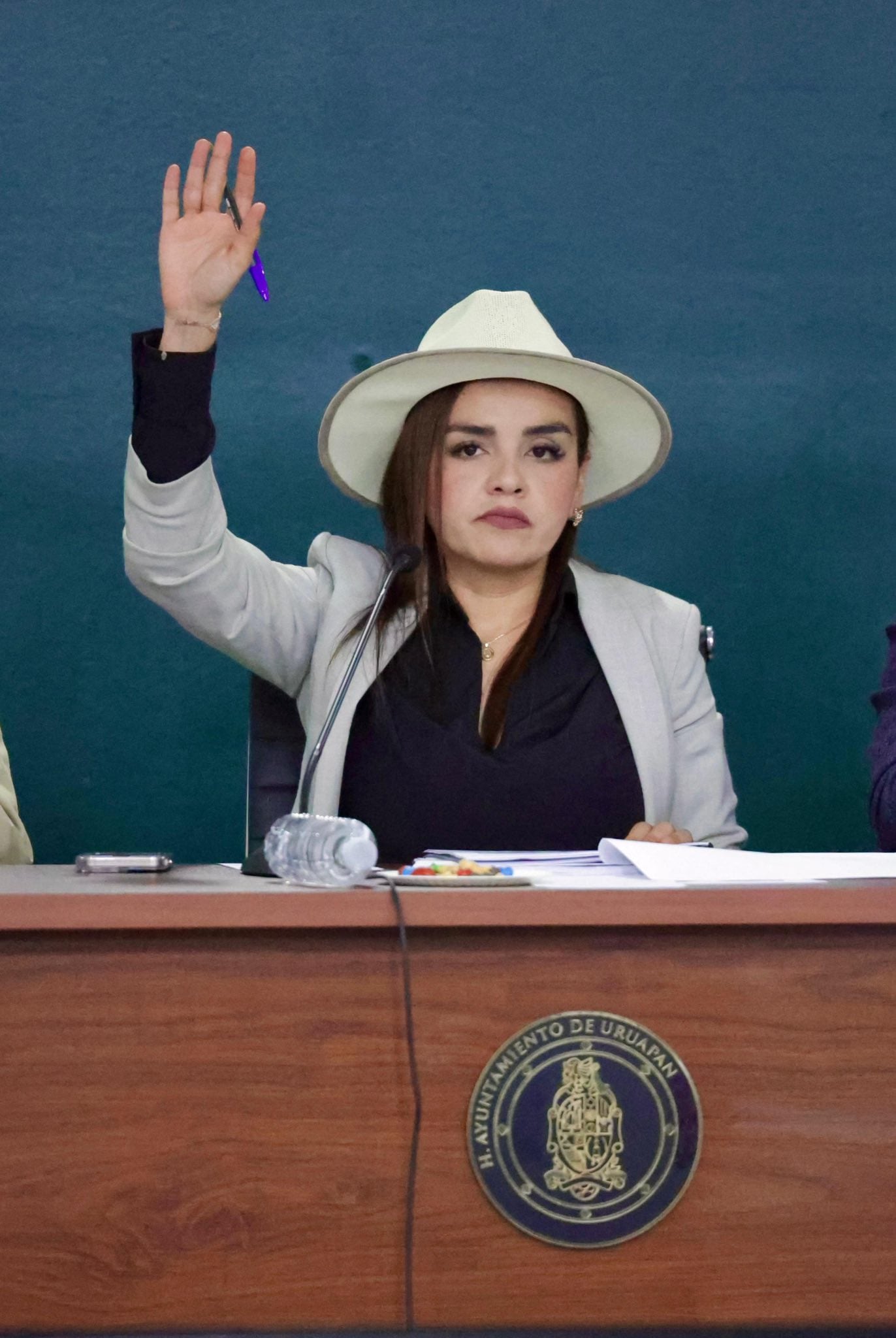 Grecia Quiroz, alcaldesa de Uruapan.