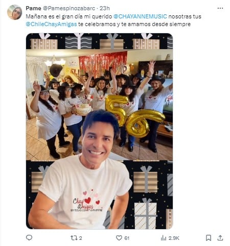 Memes celebrando cumpleaños de Chayanne