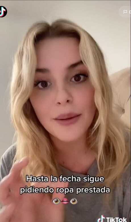 usuaria de TikTok relata cómo una amiga casi la deja sin ropa