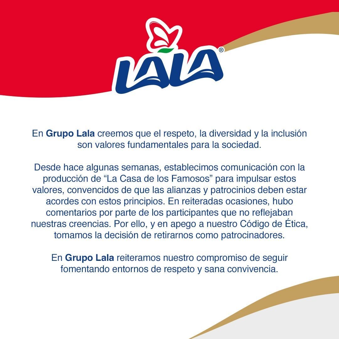 Grupo Lala, La Casa de los Famosos 2024