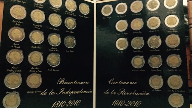 Monedas conmemorativas de 5 pesos valen miles en Mercado Libre