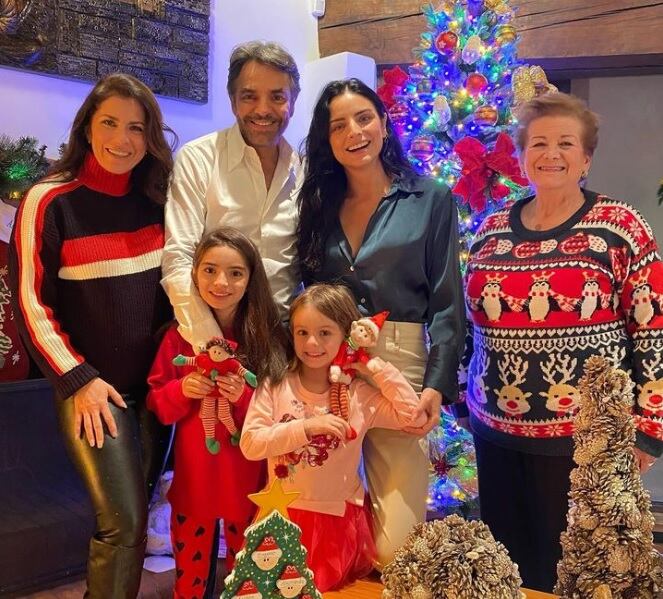 Eugenio Derbez y su familia